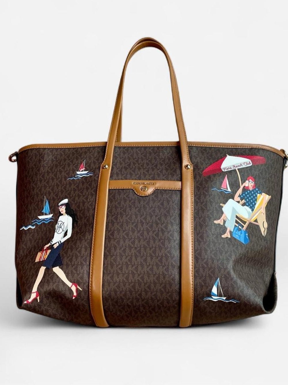 Michael Kors Beck Jet Set XL Sailor Girls Tote